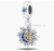 Charm sol y luna-color plata
