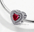 Charm corazón-rosa brillos - comprar en línea