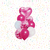 SET DE GLOBLOS FUCSIA x 9 u.
