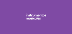 Banner de la categoría INSTRUMENTOS MUSICALES