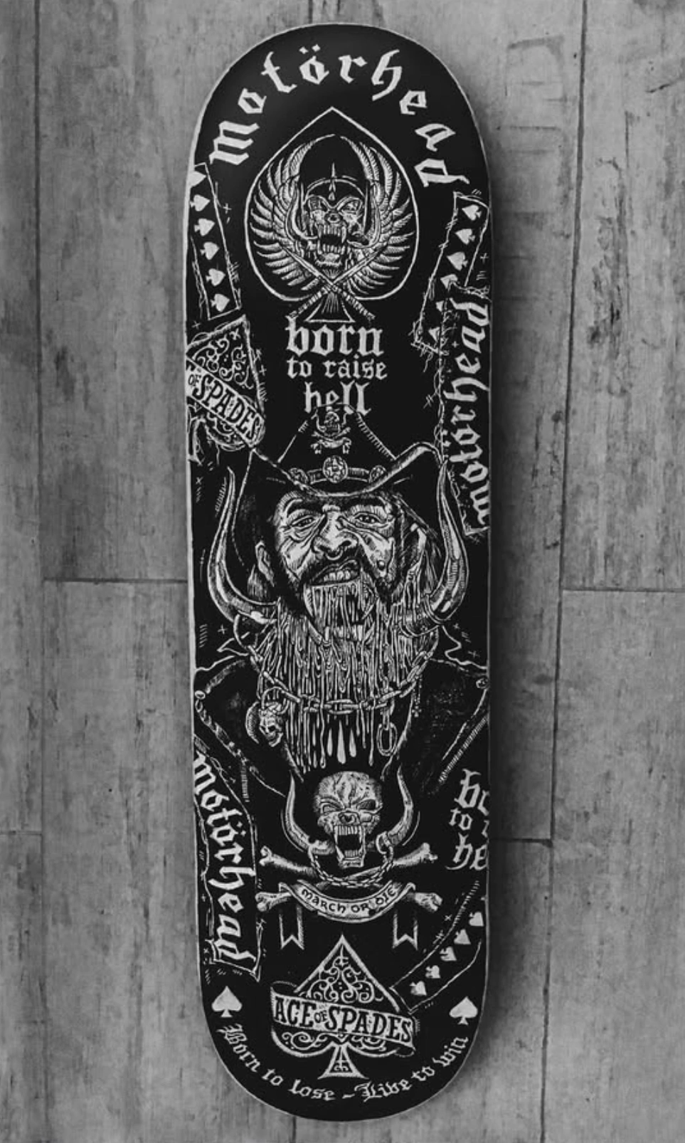 Deck Motorhead pintado a mano