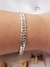 Pulseira de Prata Grumê Dupla