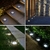 SET 4 ESTACAS 8 LED SOLAR - comprar online