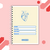 Cuaderno B5 - Corazón - Capsy Notes
