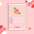 Cuaderno B5 - Flores - Capsy Notes