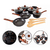 Conjunto de Panelas Indução 10 pçs Black