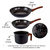 Conjunto de Panelas Indução 10 pçs Black - loja online