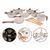 Conjunto de Panelas Indução 10 pçs Marmol