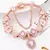 Charm Bracelet Rose Gold com Pingente Coração e Chave – Pulseira Fina com Beads e Detalhes Elegantes