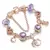 Charm Bracelet Rose Gold com Pingente Coração e Chave – Pulseira Fina com Beads e Detalhes Elegantes - loja online