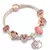Charm Bracelet Rose Gold com Pingente Coração e Chave – Pulseira Fina com Beads e Detalhes Elegantes - Explorando Variedades