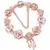 Charm Bracelet Rose Gold com Pingente Coração e Chave – Pulseira Fina com Beads e Detalhes Elegantes - Explorando Variedades