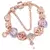 Charm Bracelet Rose Gold com Pingente Coração e Chave – Pulseira Fina com Beads e Detalhes Elegantes - Explorando Variedades