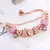 Charm Bracelet Rose Gold com Pingente Coração e Chave – Pulseira Fina com Beads e Detalhes Elegantes - Explorando Variedades