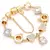 Imagem do Charm Bracelet Rose Gold com Pingente Coração e Chave – Pulseira Fina com Beads e Detalhes Elegantes