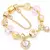 Charm Bracelet Rose Gold com Pingente Coração e Chave – Pulseira Fina com Beads e Detalhes Elegantes na internet