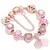 Charm Bracelet Rose Gold com Pingente Coração e Chave – Pulseira Fina com Beads e Detalhes Elegantes - loja online