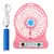 Ventilador Portátil Rosa - 3 Níveis de Velocidades e Silencioso