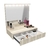 Tocador Maquillador Flotante con Espejo, Cajón y Luz Led - 1432 L
