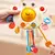Brinquedos para recém nascidos, Silicone, puxar corda, mordedor - Mini Mundo - Loja infantil