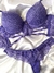 Conjunto de lingerie de renda com bojo - Azulejo