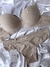 Conjunto de lingerie básico de microfibra - Nude - comprar online