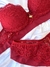 Conjunto de lingerie de renda e microfibra com bojo - Rubi na internet