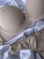 Conjunto de lingerie básico de microfibra - Nude na internet