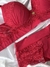 Conjunto de lingerie de renda e microfibra com bojo - Lichia na internet