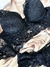 Conjunto cropped de renda com bojo - Preto na internet