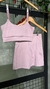 Conjunto de Short Meia Coxa Blackout - Rosa Blush - comprar online