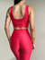 Imagem do Conjunto canelado de top e calça sem bolso - Lichia