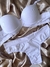 Conjunto de lingerie básico de microfibra - Branco - comprar online