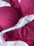 Conjunto de lingerie de microfibra com bojo plissado - Te quero na internet