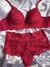 Conjunto de lingerie de renda com bojo - Lichia na internet