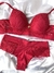 Conjunto de lingerie de renda e microfibra com bojo - Lichia - comprar online