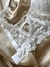 Conjunto de renda com bojo - Branco - Use Lunna Store