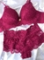 Conjunto de lingerie de renda com bojo - Te quero - comprar online