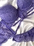 Conjunto de lingerie de renda com bojo - Azulejo na internet