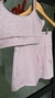 Conjunto de Short Meia Coxa Blackout - Rosa Blush na internet