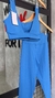 Conjunto de Top e Calça Basic - Azul Bic na internet