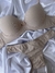 Conjunto de lingerie básico de microfibra - Nude - comprar online