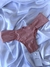 Calcinha com pala dupla em microfibra - Rosewood