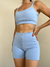 Conjunto de Short Curto Blackout - Azul Serenity - Use Lunna Store