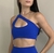 Top Ombro Único - Azul