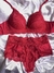 Conjunto de lingerie de renda com bojo - Lichia - comprar online