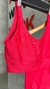 Conjunto canelado de top e short meia coxa sem bolso - Lichia na internet