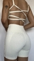 Conjunto de top e short com bolso meia coxa Basic - Marfim na internet