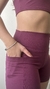 Conjunto de top e short com bolso meia coxa Basic - Amora - loja online
