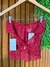 Conjunto de lingerie Maria Cecília sem bojo - Vermelho - Use Lunna Store